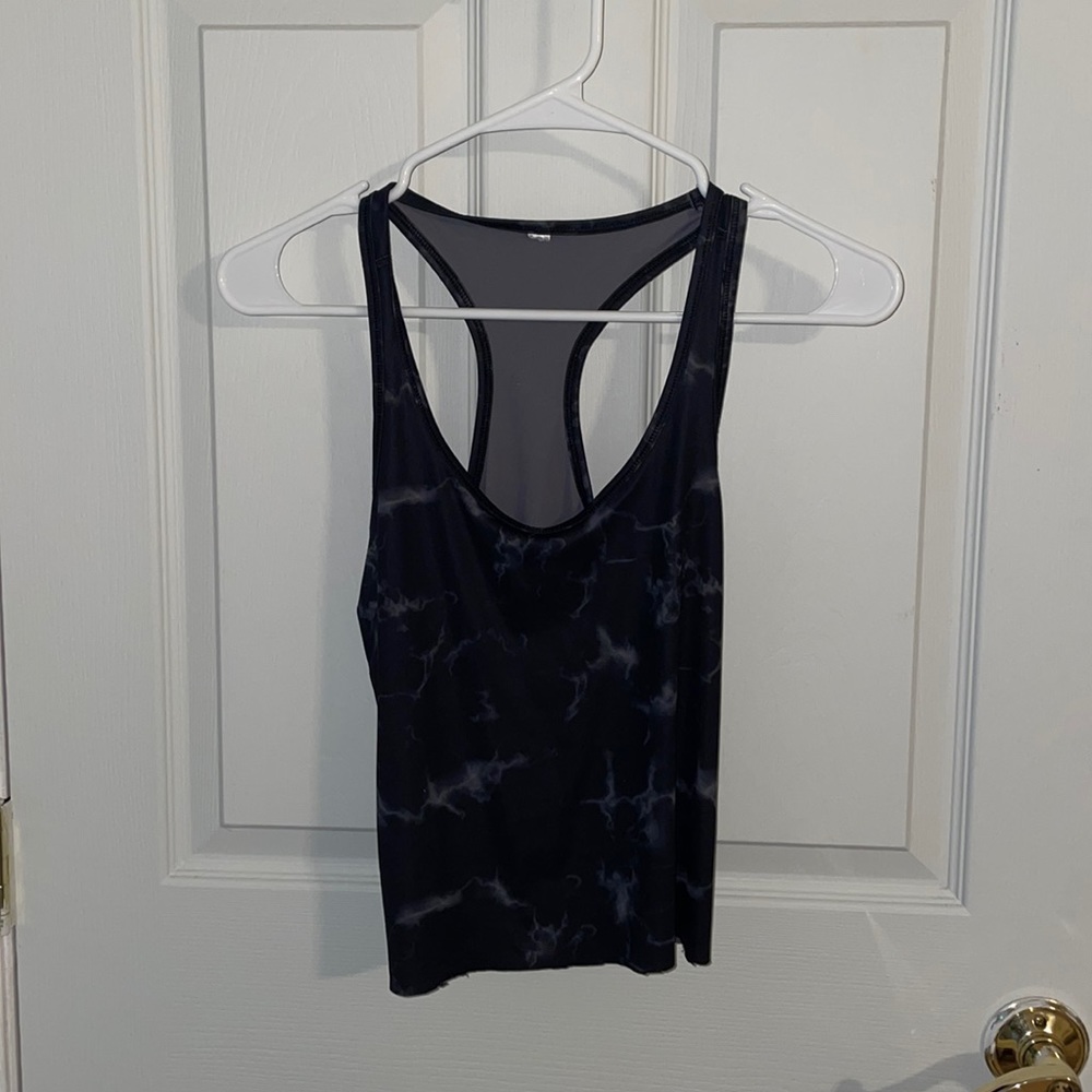 Cropped lightning Workout Top